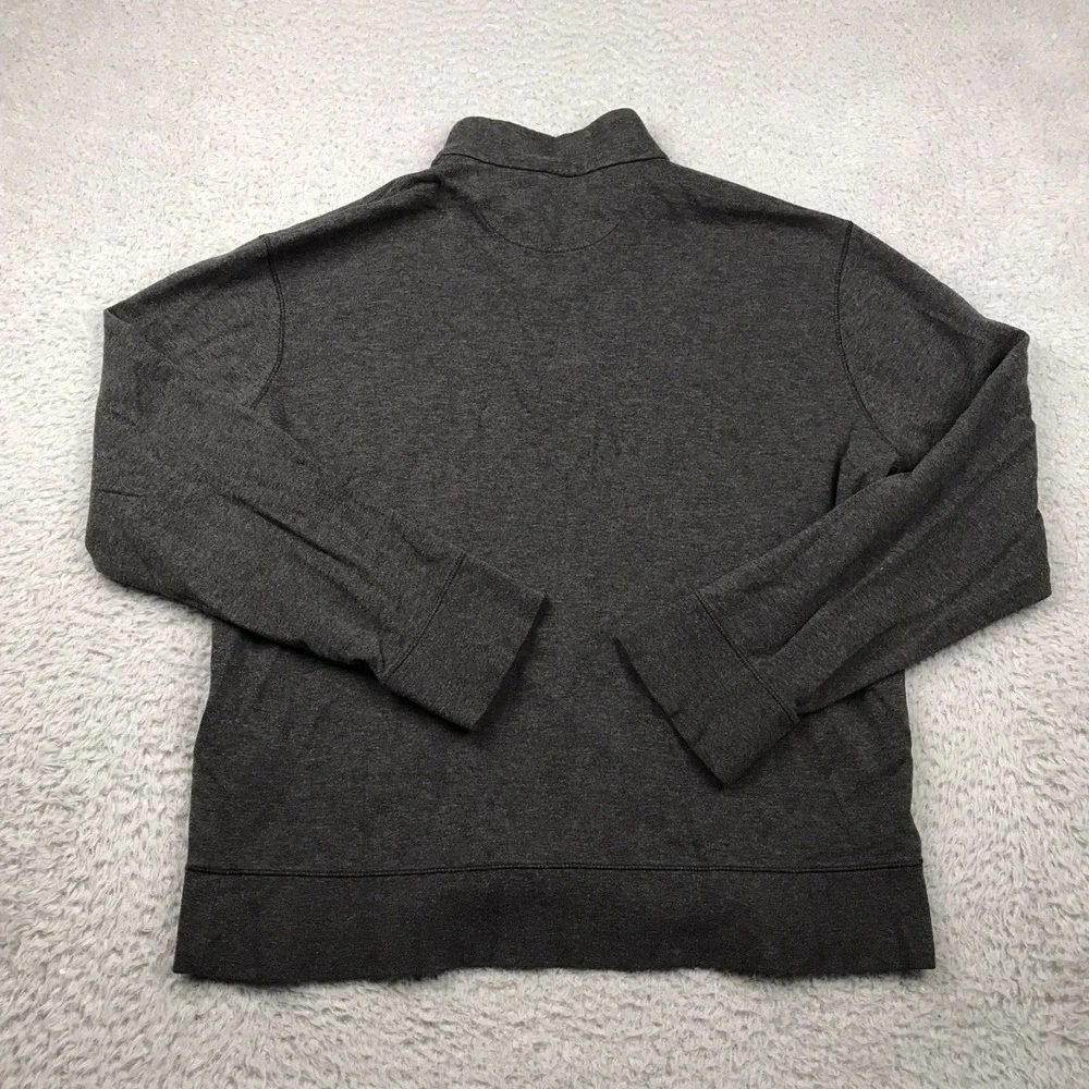 Polo Ralph Lauren Performance 1/4 Zip Pullover Mens M Heather Gray Sweater *Flaw